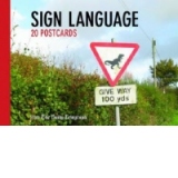 Daily Telegraph Sign Language Postcard Book