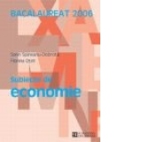 Bacalaureat 2004. Subiecte de economie