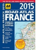 AA Road Atlas France 2015