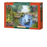 Puzzle 1500 piese Black Swans, Andres Orpinas 151042