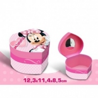Caseta bijuterii cu oglinda Minnie Mouse