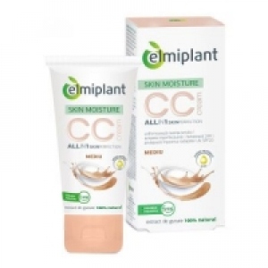 Crema coloranta pentru ten Elmiplant Skin Moisture 25+ CC Cream Mediu, 50 ml