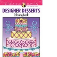 Creative Haven Designer Desserts Coloring Book