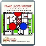 100 Piece Tin Puzzle Frank Lloyd Wright/Coonley Window