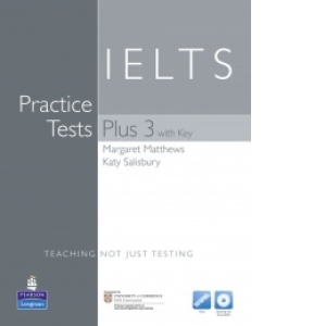 Practice Tests Plus IELTS 3 with key with Multi-Rom and audio CD pack