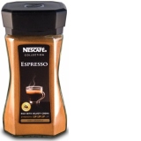 NESCAFE Espresso, cafea solubila, 100% naturala, Borcan 100g