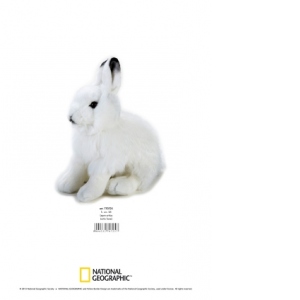 Jucarie Plus Venturelli - National Geographic Iepure Arctic 25 Cm - AV770725