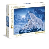 Puzzle 1000 piese HQ - Family of Wolves - 39280