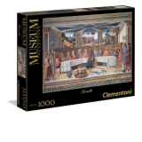 Puzzle 1000 piese Museum - ROSSELLI: THE LAST SUPPER - Clementoni 39289