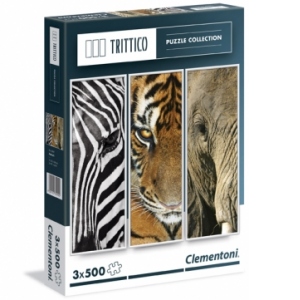 Puzzle 3X500 piese - Animals - Clementoni 39307