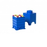 Cutie depozitare LEGO 1x1 albastru inchis (40011731)