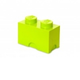 Cutie depozitare LEGO 1x2 verde deschis