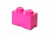 Cutie depozitare LEGO 1x2 roz