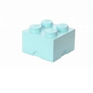 Cutie depozitare LEGO 2x2 albastru aqua (40031742)