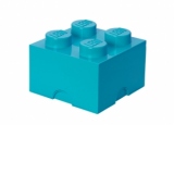 Cutie depozitare LEGO 2x2 albastru turcoaz (40031743)