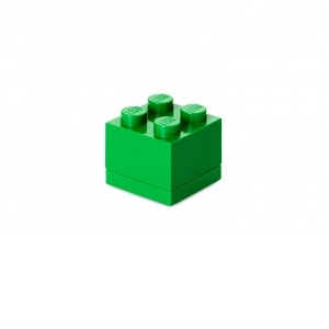 Mini cutie depozitare LEGO 2x2 verde inchis (40111734)