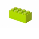 Mini cutie depozitare LEGO 2x4 verde deschis