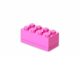 Mini cutie depozitare LEGO 2x4 roz (40121739)