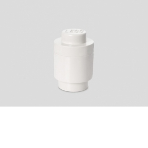 Cutie rotunda depozitare LEGO 1x1 alb (40301735)