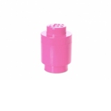 Cutie rotunda depozitare LEGO 1x1 roz