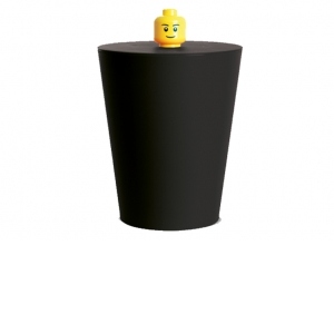 Cos multifunctional LEGO negru