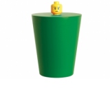 Cos multifunctional LEGO verde inchis