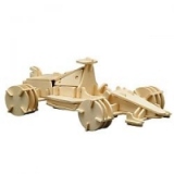 Puzzle 3D lemn - Masina Formula 1