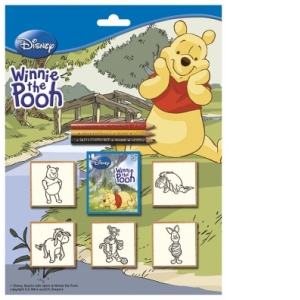 Set 5 stampile - Disney - Winnie de Plus