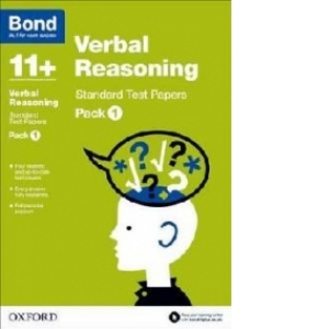 Bond 11+: Verbal Reasoning: Standard Test Papers