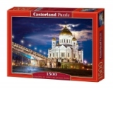 Puzzle 1500 piese Cathedral of Christ The Saviour, Russia 150533