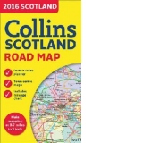 2016 Collins Map of Scotland