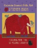 Gabriella Dentonys Folk Art Sticker Book BS011
