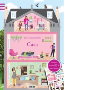 Casa. Carte cu autocolante