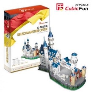 Castelul Neuschwanstein Germania - Puzzle 3D - 98 de piese