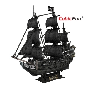 Corabia lui Barba Neagra - Puzzle 3D - 308 piese
