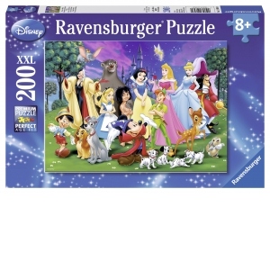 Puzzle Disney Personajele Preferate, 200 Piese