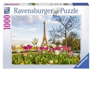 Puzzle Lalele Si Turnul Eiffel, 1000 Piese