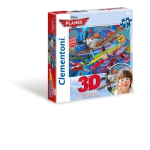 Puzzle Copii 104 3D - Planes - Clementoni 20085