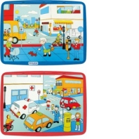 Puzzle Codul rutier Miniland 56 piese