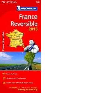 France Reversible 2015 National Map 722