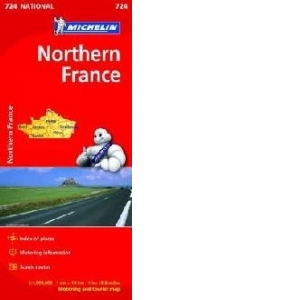 Northern France National Map 724