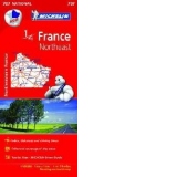 Northeastern France National Map 707