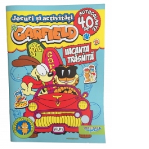 Jocuri si activitati - Garfield Vacanta trasnita (40 de autocolante)