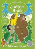 Cartea Junglei - carte de colorat cu stickere
