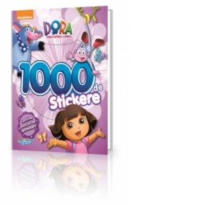 Dora Carte cu 1000 Stickere