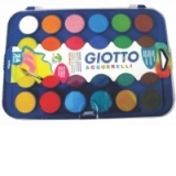 Acuarele Giotto 24 culori + pensula inclusa