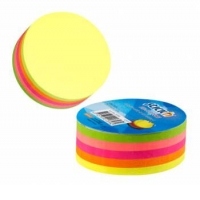 Post-it Cerc 67 x 67 mm 250 coli, 5 culori