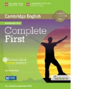 Cambridge English - Complete First Student's Book Without Answers with CD-ROM wi