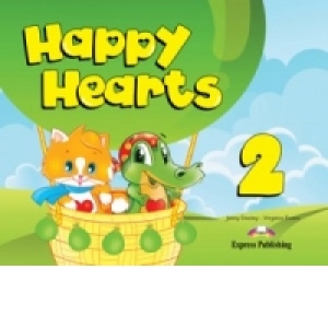 Curs limba engleza Happy Hearts 2 Pachetul elevului (manualul elevului, multirom, fisa de lucru)