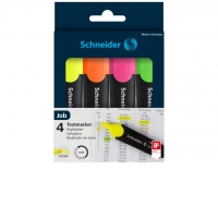 Textmarker 4 culori/set Schneider Job